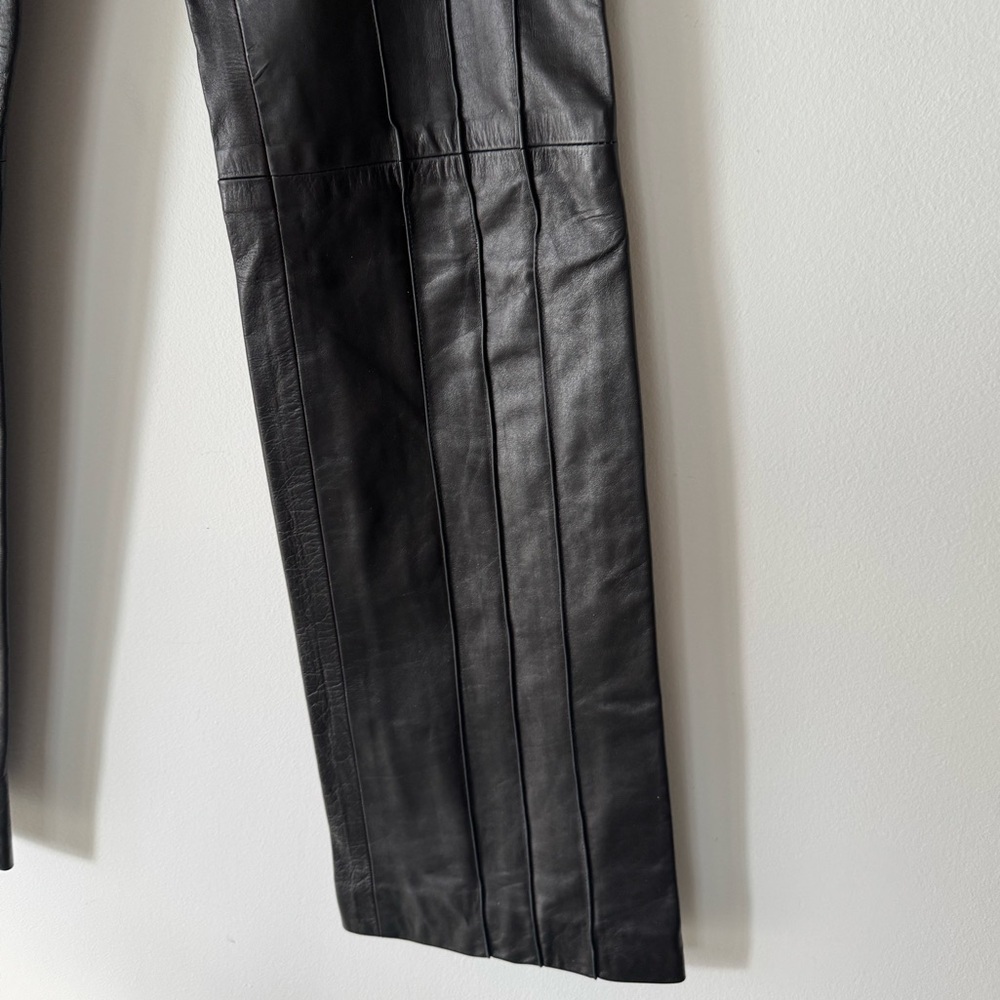 Rudsak Black Genuine Leather Pants — Size 6 - Picture 10 of 17